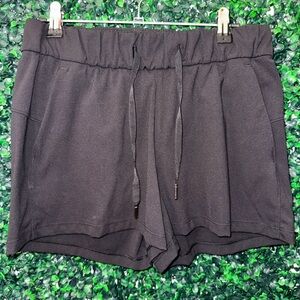 lululemon athletica Black Drawstring Athletic Shorts